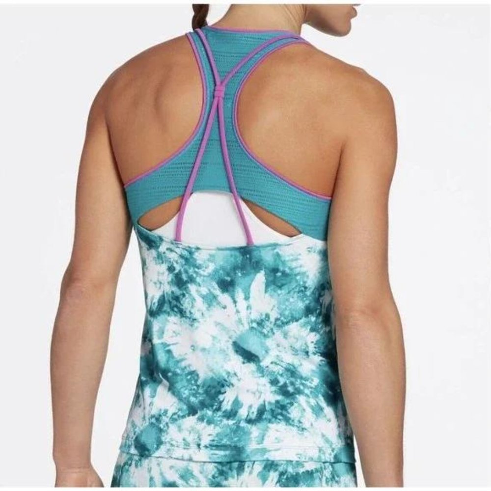 NWT Prince Women's Piped Mesh Fashion Tennis Tank Top - Picture 2 of 2